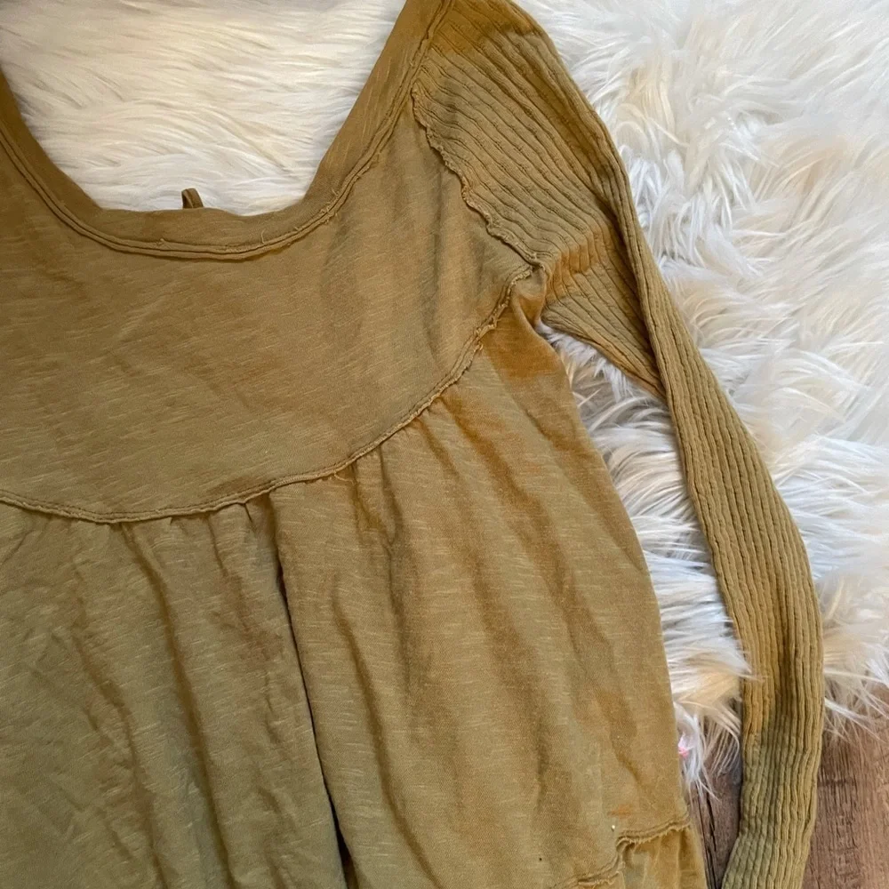 FREE PEOPLE Sundae Long Sleeve Tee